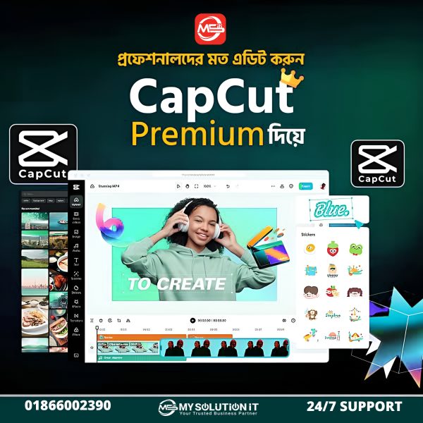 : 🎉 মাত্র ৯৯ টাকায় পাচ্ছেন CapCut Pro লাইফটাইম! সাথে একদম ফ্রি ৫০ জিবি প্রিমিয়াম ভিডিও এডিটিং ফাইলস! 🎁